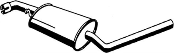 Mittelschalldämpfer Auspuff