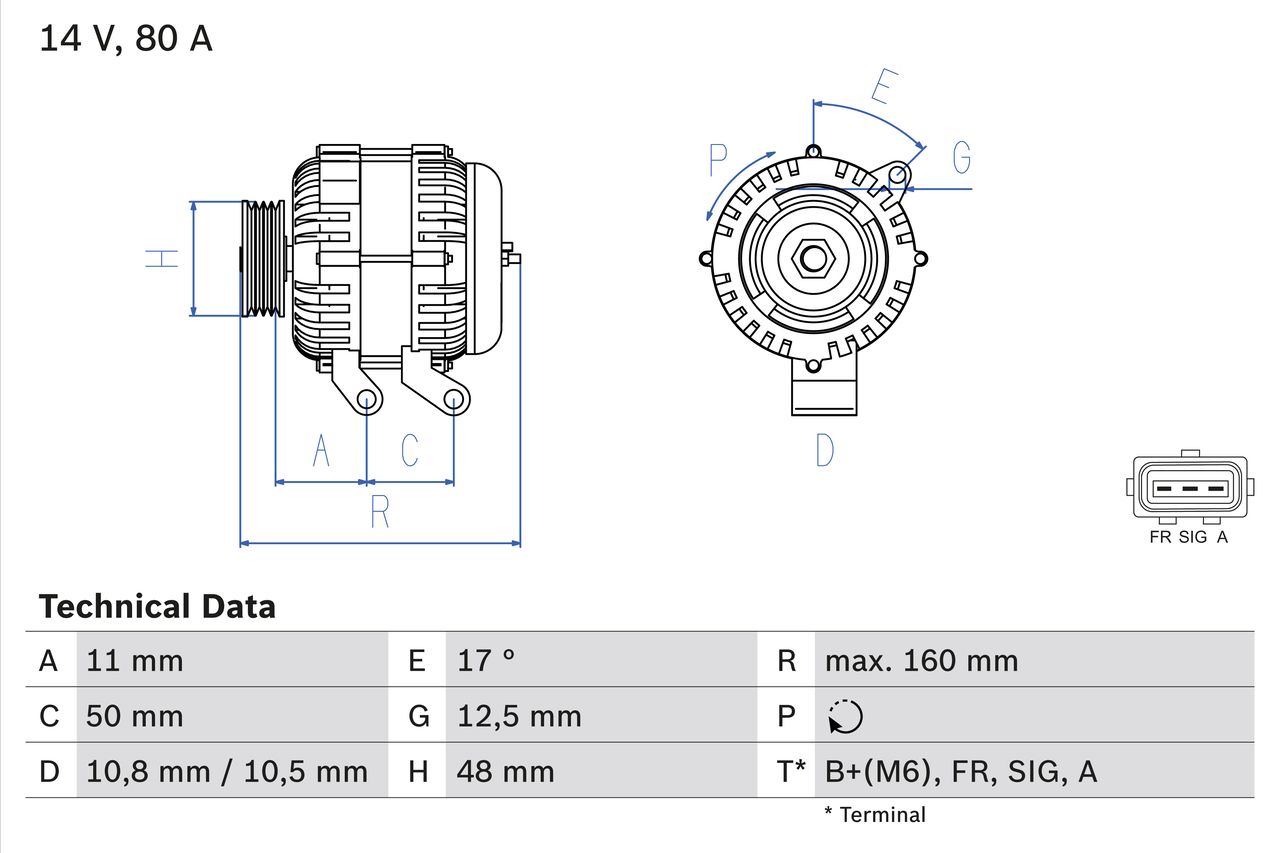 Lichtmaschine Generator