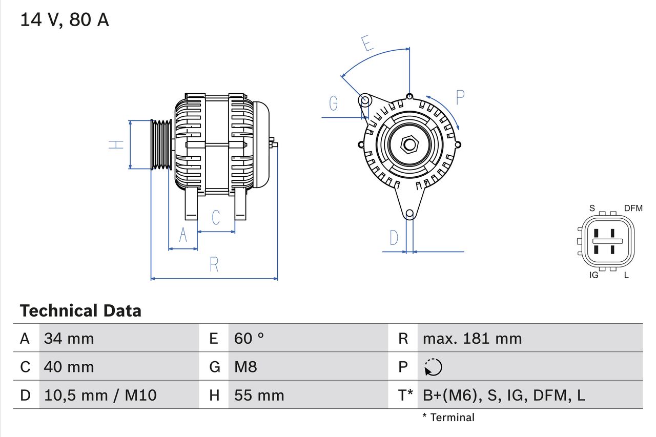 Lichtmaschine Generator