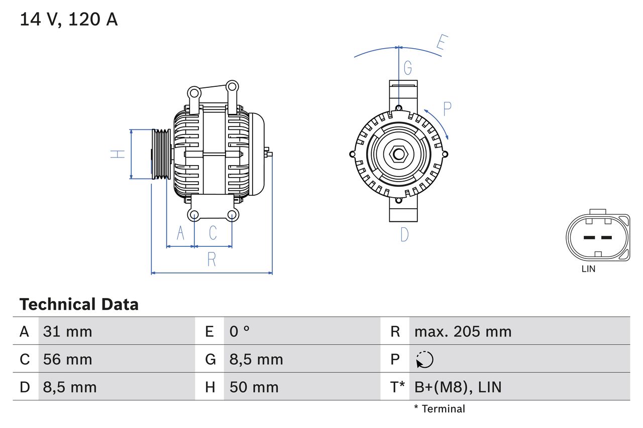 Lichtmaschine Generator