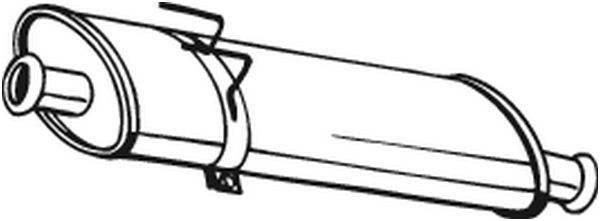 Mittelschalldämpfer Auspuff