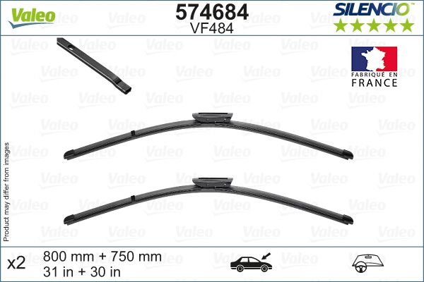 Scheibenwischer Silencio xtrm-flach (2 Stk.)