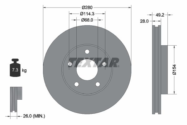 Bremsscheibe Scheibenbremse