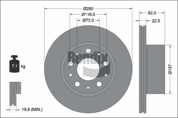 Bremsscheibe Scheibenbremse