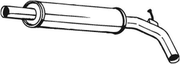 Mittelschalldämpfer Auspuff