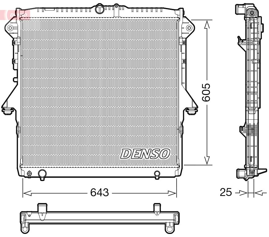 Kühler Wasserkühler Motorkühler