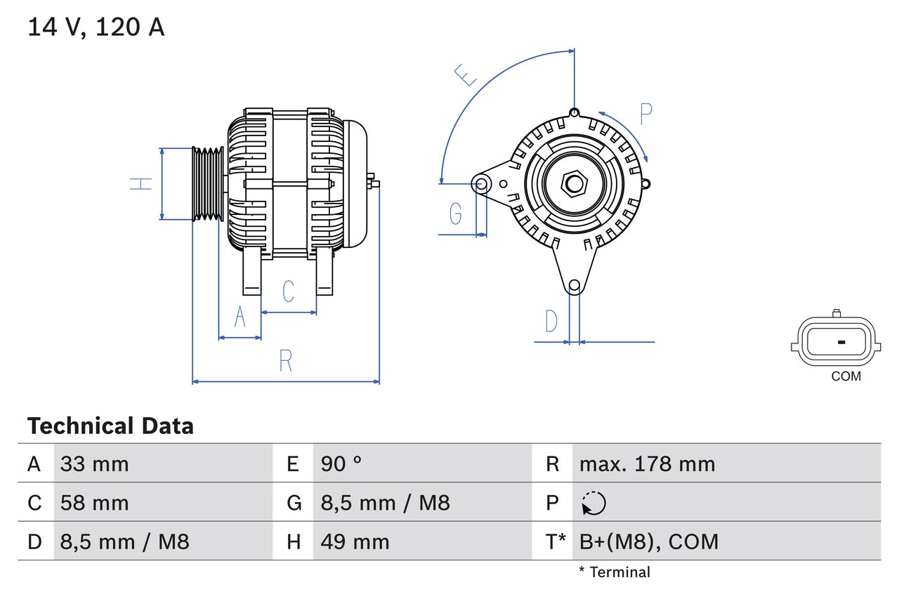 Lichtmaschine Generator