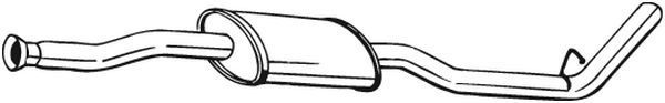 Mittelschalldämpfer Auspuff
