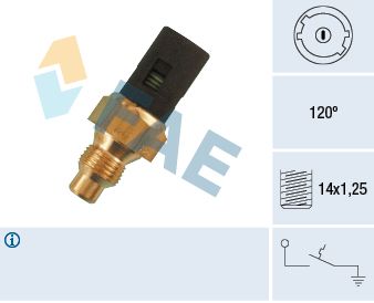 Temperaturschalter Kühlmittelwarnlampe