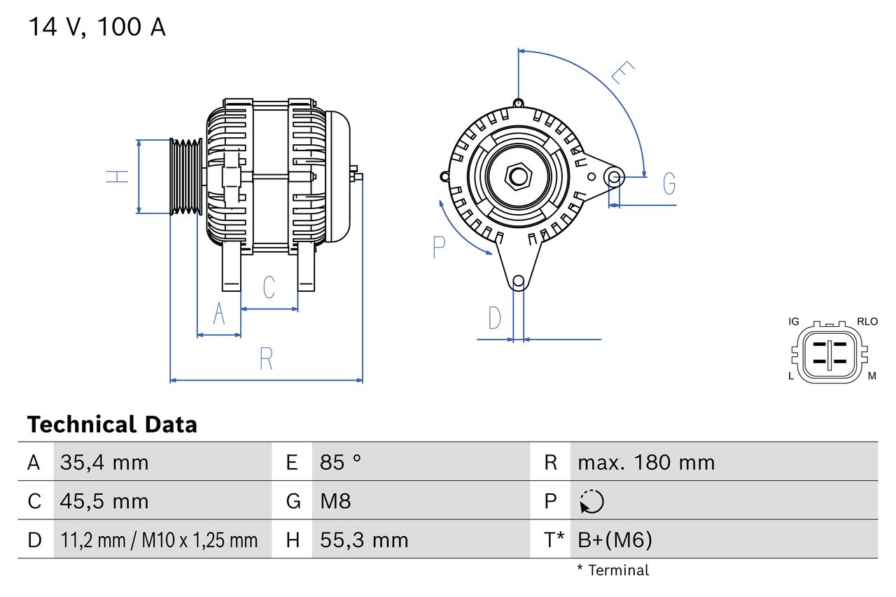 Lichtmaschine Generator