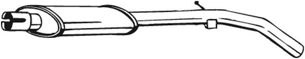 Mittelschalldämpfer Auspuff