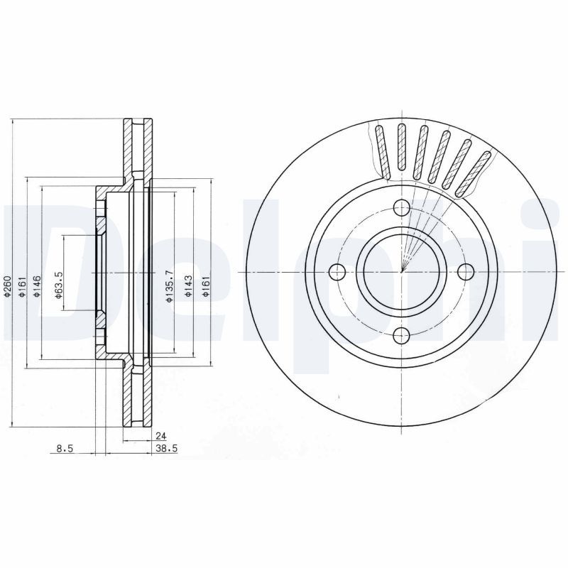 Bremsscheibe Scheibenbremse