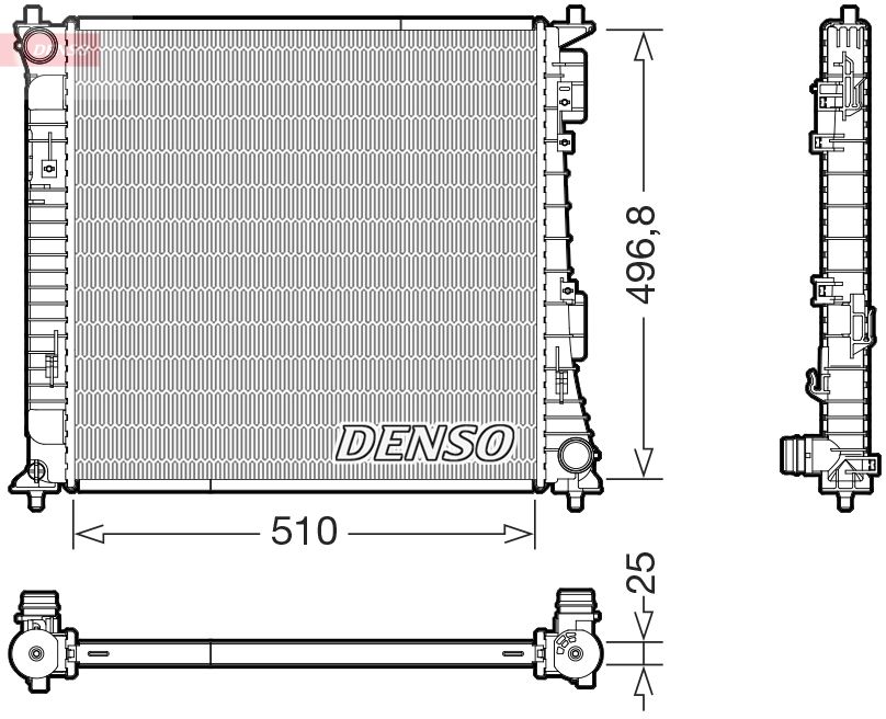 Kühler Wasserkühler Motorkühler