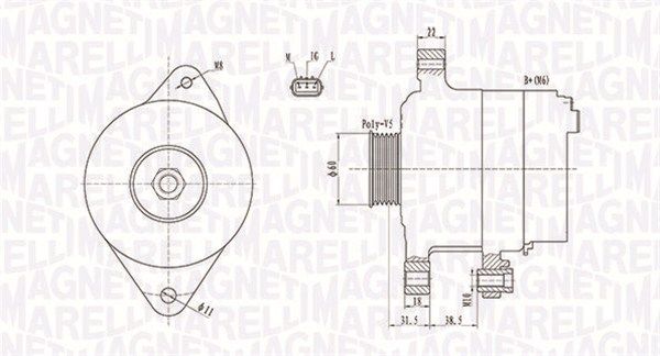 Lichtmaschine Generator