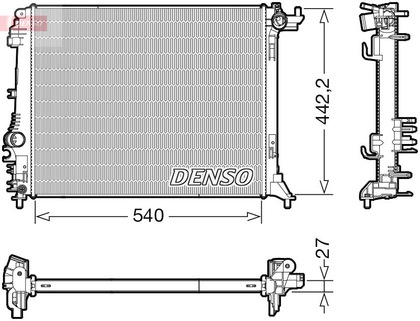 Kühler Wasserkühler Motorkühler