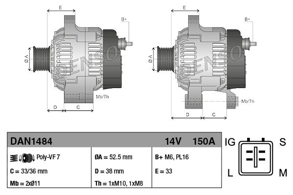 Lichtmaschine Generator