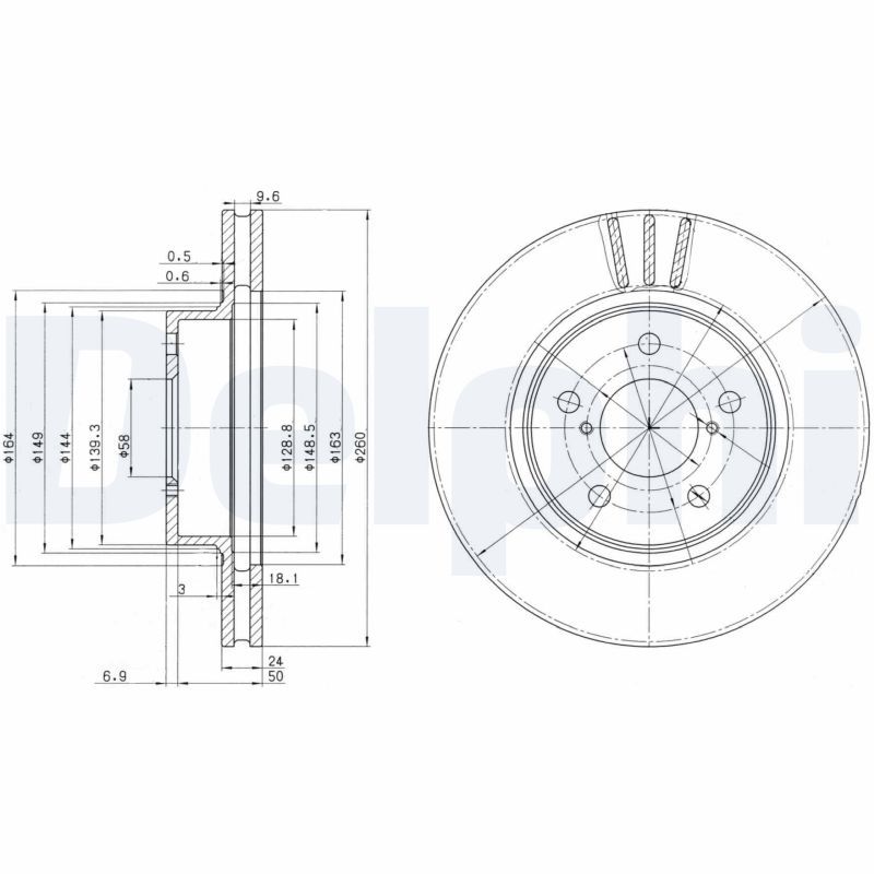 Bremsscheibe Scheibenbremse