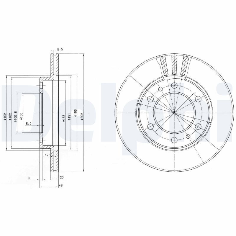 Bremsscheibe Scheibenbremse