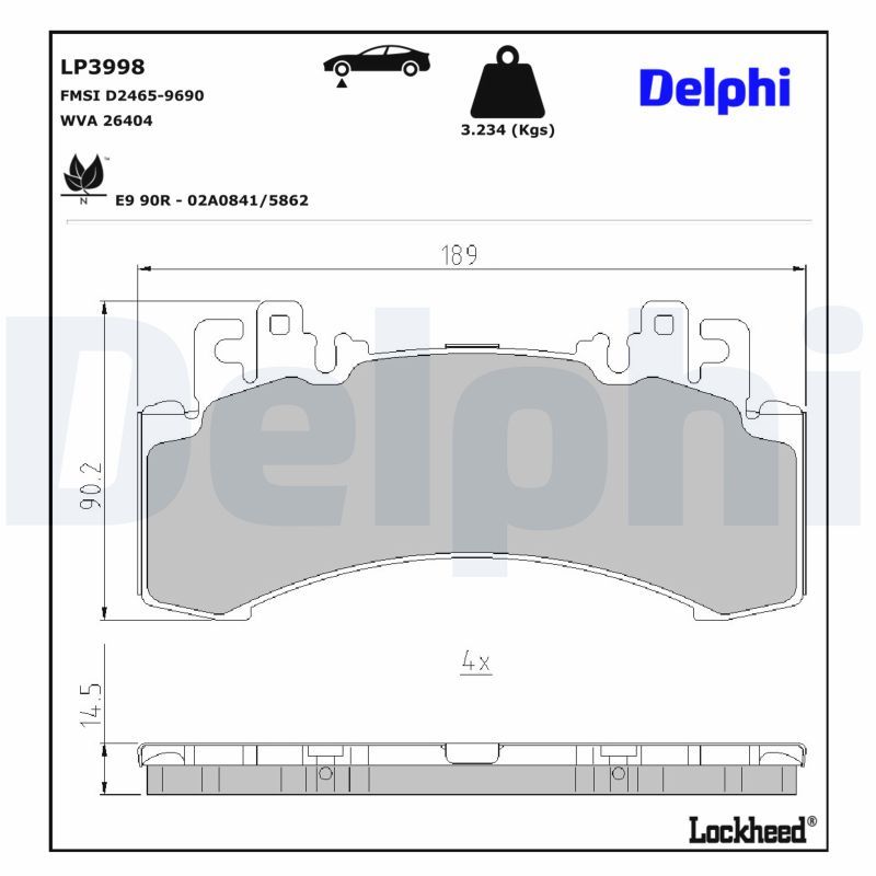 Bremsbelag Satz Bremsscheibe Scheibenbremse