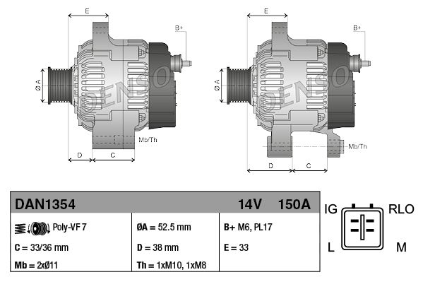 Lichtmaschine Generator