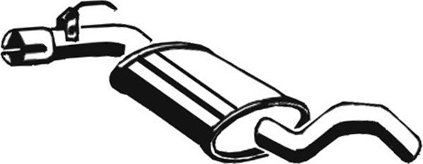 Mittelschalldämpfer Auspuff