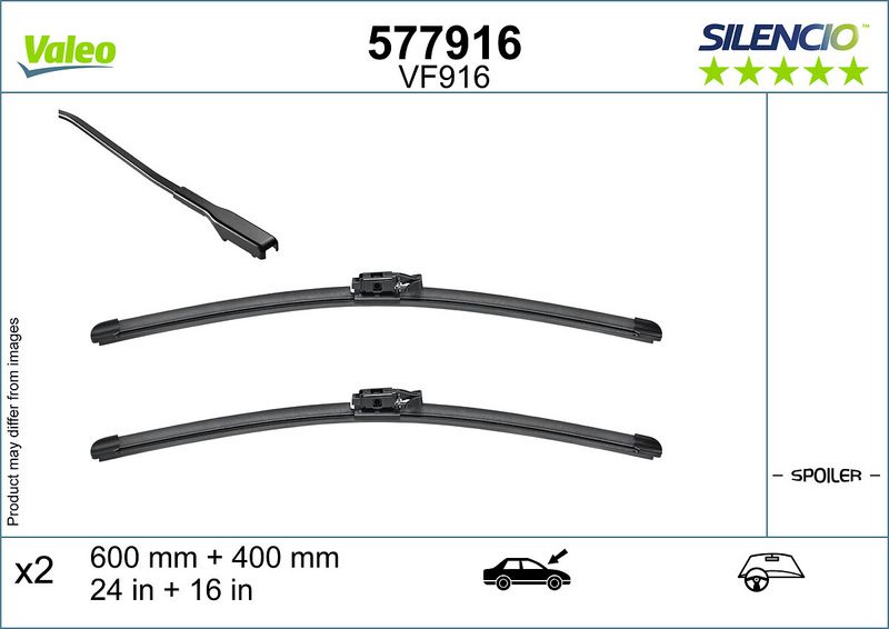 Scheibenwischer Silencio xtrm-flach (2 Stk.)