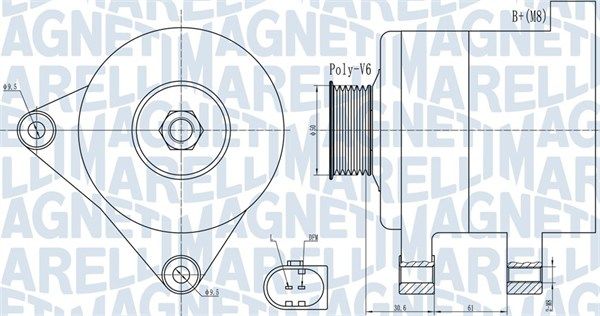 Lichtmaschine Generator