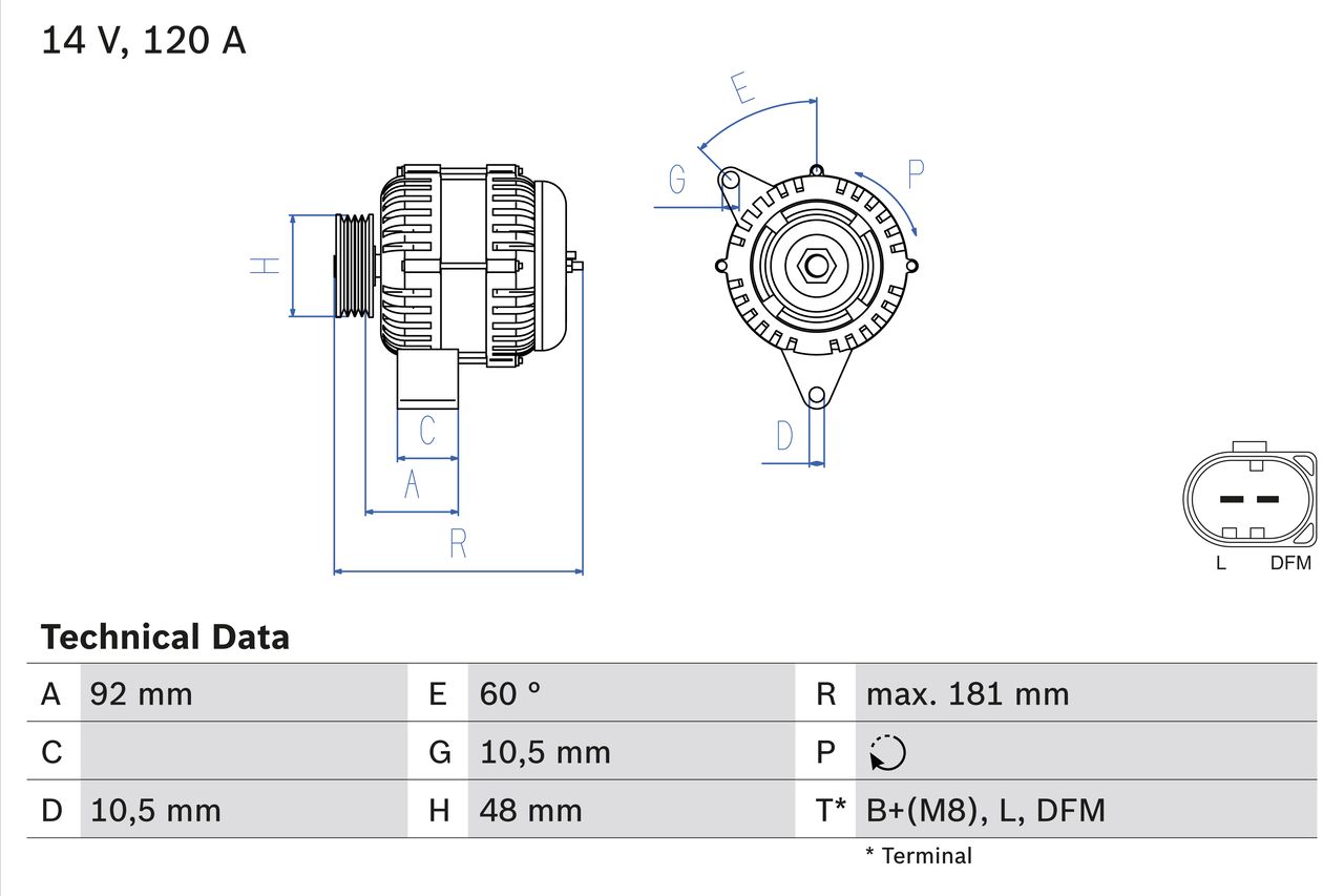 Lichtmaschine Generator