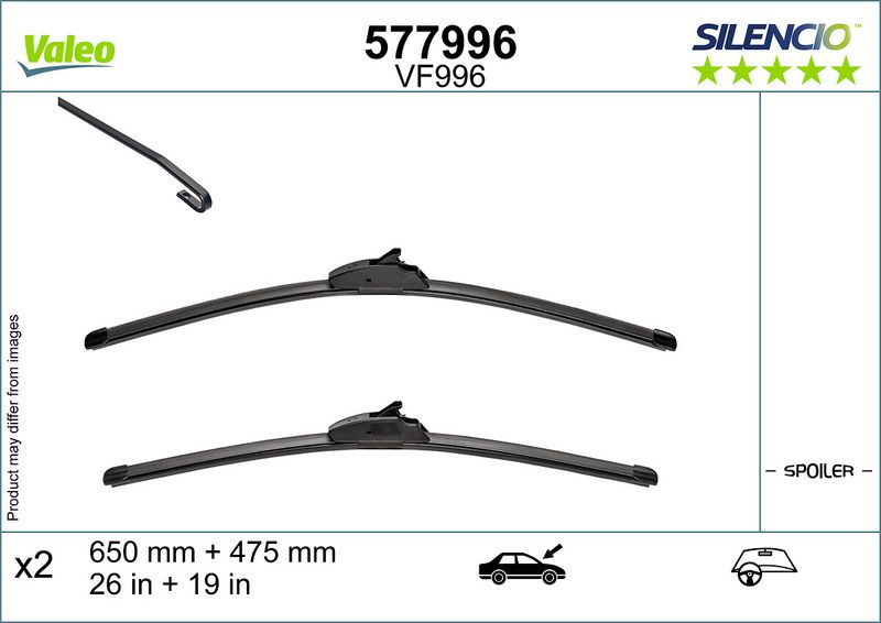 Scheibenwischer Silencio xtrm-flach (2 Stk.)