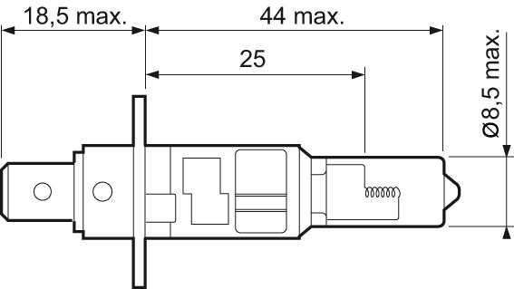 Glühlampe Scheinwerfer Fernscheinwerfer
