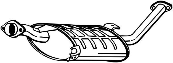 Mittelschalldämpfer Auspuff