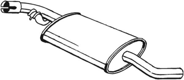 Mittelschalldämpfer Auspuff
