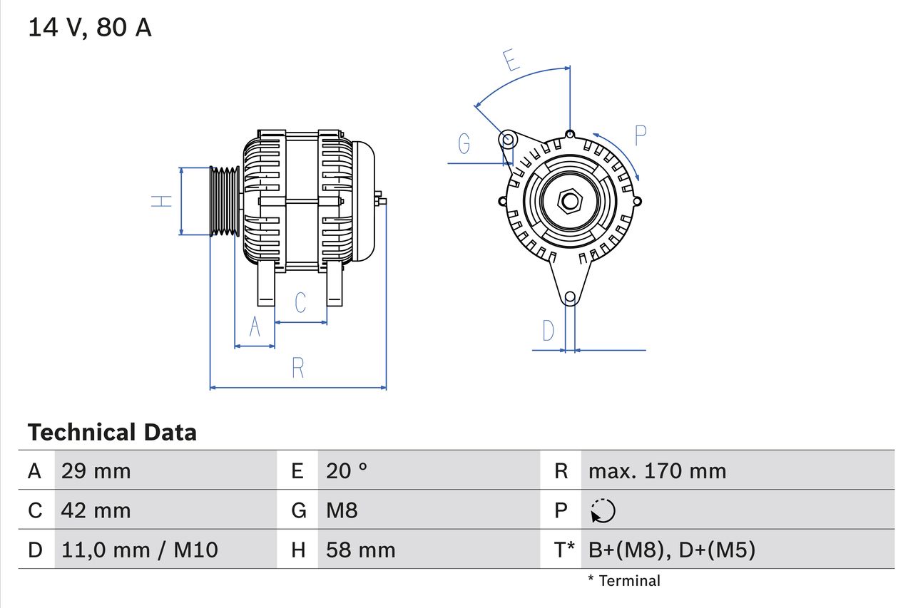 Lichtmaschine Generator