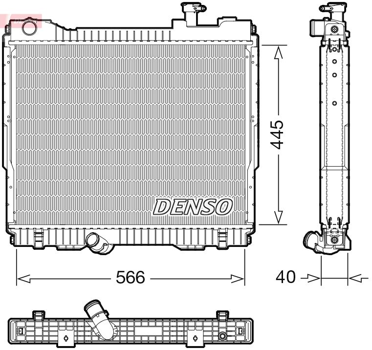 Kühler Wasserkühler Motorkühler