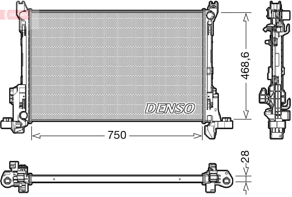Kühler Wasserkühler Motorkühler