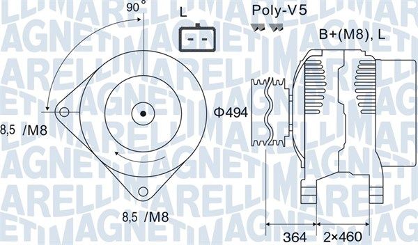 Lichtmaschine Generator