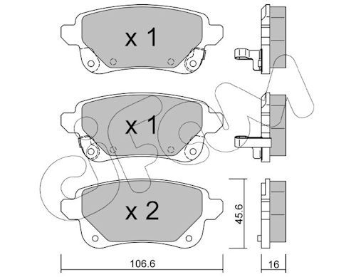 Bremsbelag Satz Bremsscheibe Scheibenbremse