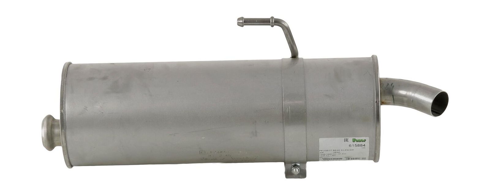 Endschalldämpfer Auspuff Schalldämpfer