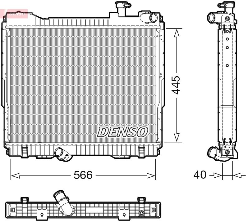 Kühler Wasserkühler Motorkühler