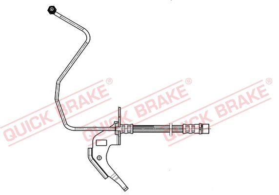 Bremsschläuche Set 2 Stück