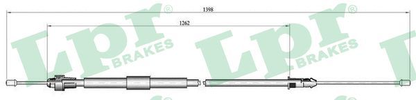 Handbremsseile Set 2 Stück