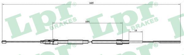 Handbremsseile Set 2 Stück