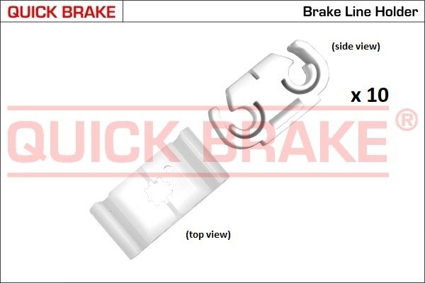Halter Bremsleitung