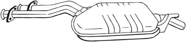 Mittelschalldämpfer Auspuff