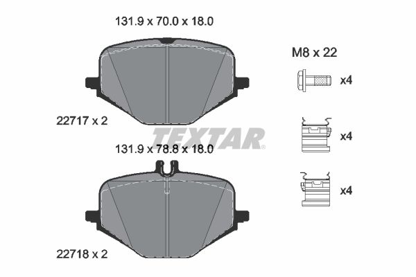 Bremsbelag Satz Bremsscheibe Scheibenbremse
