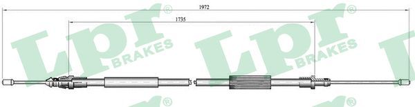 Handbremsseile Set 2 Stück