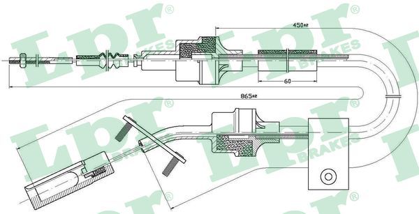 Seilzug Kupplungsbetätigung