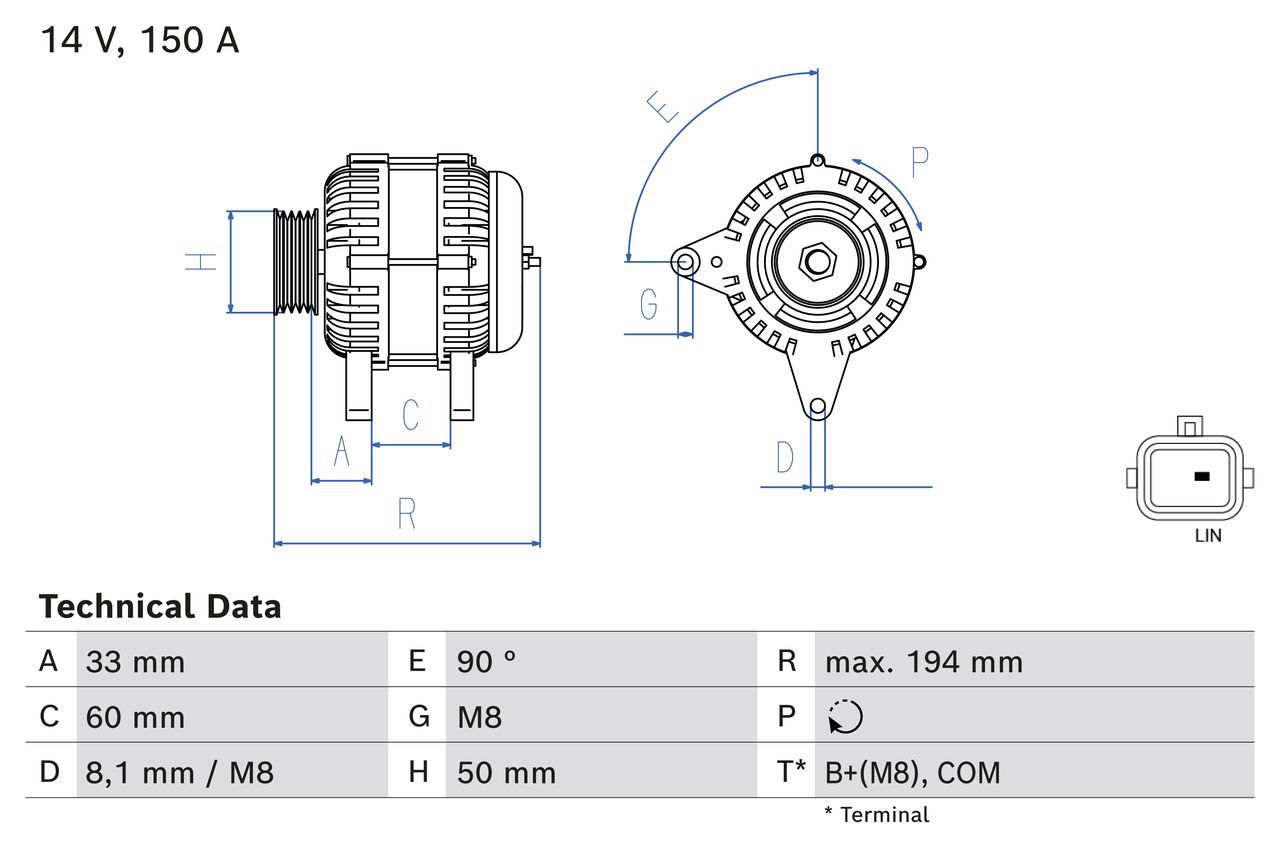 Lichtmaschine Generator