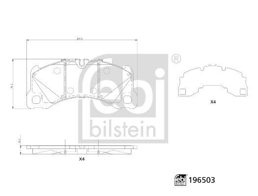 Bremsbelag Satz Bremsscheibe Scheibenbremse
