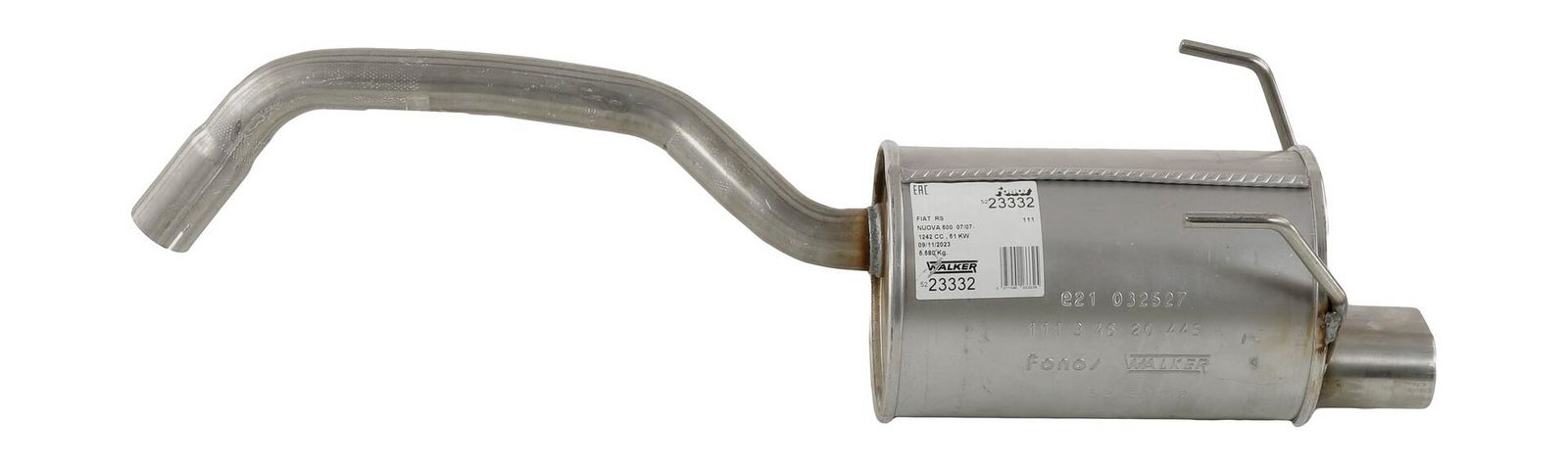 Endschalldämpfer Auspuff Schalldämpfer